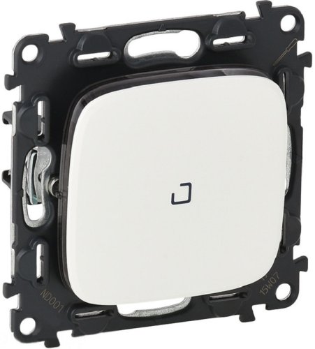 Переключатель с подсветкой без рамки Legrand Valena Allure 1-кл. проходной белый фото Переключатель с подсветкой без рамки Legrand Valena Allure 1-кл. проходной белый картинка